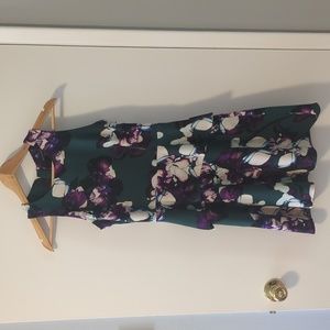 Banana Republic floral peplum dress